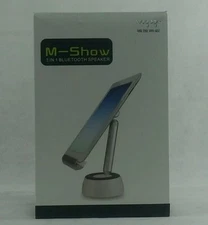 Portable Stereo Bluetooth 6W Wireless Speaker w/Stand & LED Eye-Care Desk Lamp
