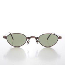 Unique 90s Copper Steampunk Sunglass Unisex Futuristic - Petar