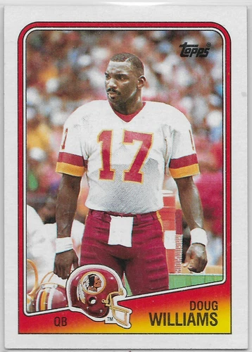 1988 Topps #8 Doug Williams Washington Redskins Grambling St Super Bowl XXII MVP