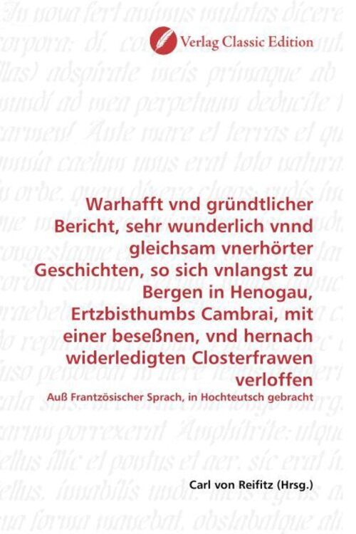 Thumbnail - Carl Von Reifitz | Warhafft Vnd Gründtlicher Bericht, Sehr Wunderlich