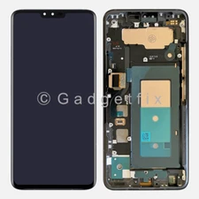 Black OLED Display LCD Touch Screen Digitizer Frame Replacement For LG V40 ThinQ