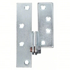 1VZU5 4 1/2" W X 6 1/2" H Zinc Plated Pivot Hinge Zinc-Plated Right Handed