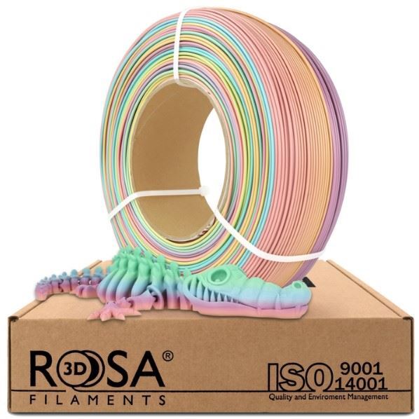 Filament PLA Rosa 3D 1.75mm 1000g Rainbow, refill