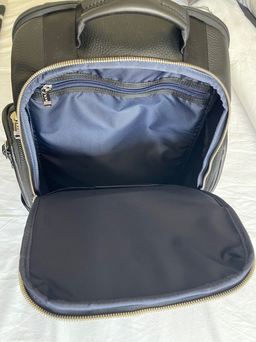 Tumi Alpha Bravo Sheppard Deluxe Briefpack Backpack Black Tumi Alpha Bravo Sheppard Deluxe Briefpack Backpack Black