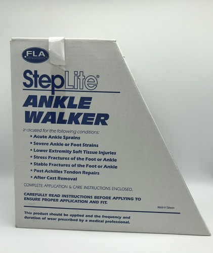 Step Lite Easy Strider Ankle Walker Low Height Brace Size Small - Picture 3 of 13