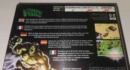 THE INCREDIBLE HULK GAME BOY ADVANCE GBA NUEVO PRECINTADO NEW SEALED PAL MARVEL - Imagen 3 de 8