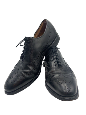 Allen Edmonds Chester Mens Wing Tip Shoes Black 9 1/2 B USA | eBay