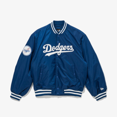 スタジャン New Era MLB LA Dodgers Shoulder Point Stadium Jacket Navy s-l400.jpg