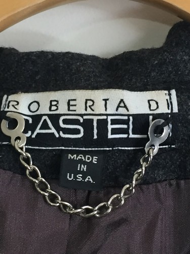 Roberta Di Castelli Double Breasted Coat Jacket Blazer NO TAG SEE MEASUREMENTS - Picture 5 of 8