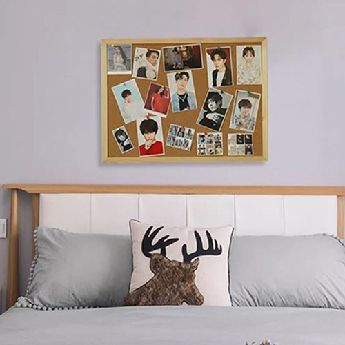 DIY Cork Board Wood Memo Bulletin Board Letter Message Boards Office School - Picture 10 of 15