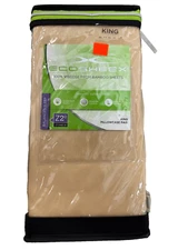 New SHEEX ECOSHEET 100% VISCOSE BAMBOO SHEETS KING 2 Pillowcases Honey Beige