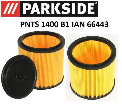 2 FILTER flexibel + 1 DECKEL PARKSIDE PNTS 1400 B1 LIDL IAN 66443 Faltenfilter