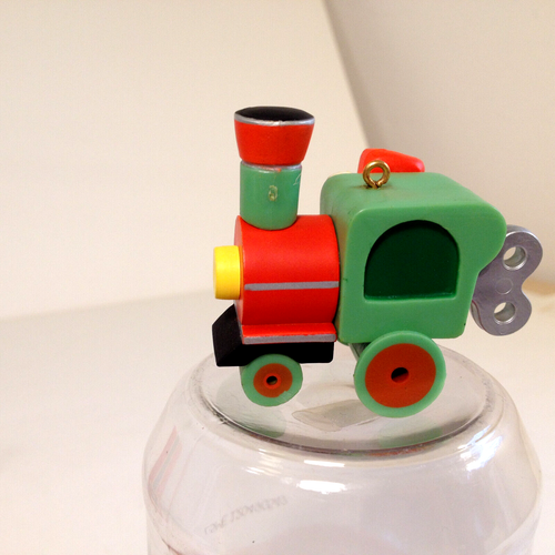 Vintage Train Engineering Mouse Hallmark Christmas Keepsake Ornament 1985 - Picture 6 of 12