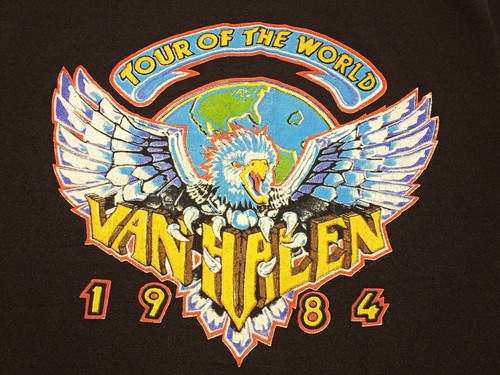 Van Halen 1984 Tour Of The World Shirt Size Medium - Picture 4 of 7