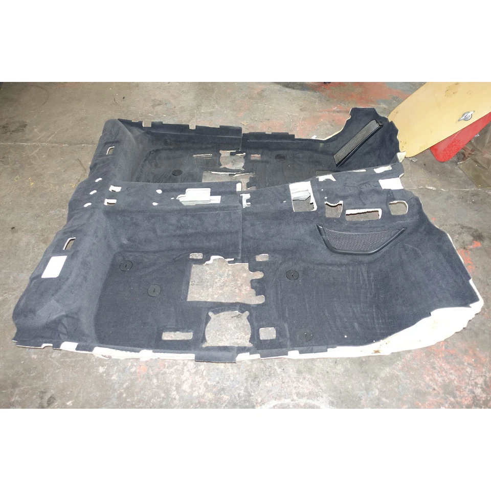 BMW F06 2014-2018 serie 6 gran cupé xDrive interior alfombra cubierta de suelo negro Foto 4 de 4