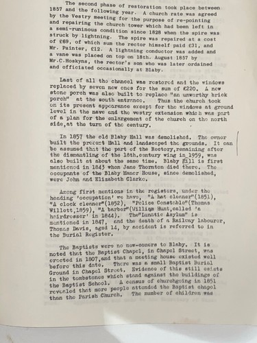 Blaby Kirche & Dorf in der Geschichte - von Rektor JRH Prophet-Leicestershire Geschichte - Bild 3 von 4