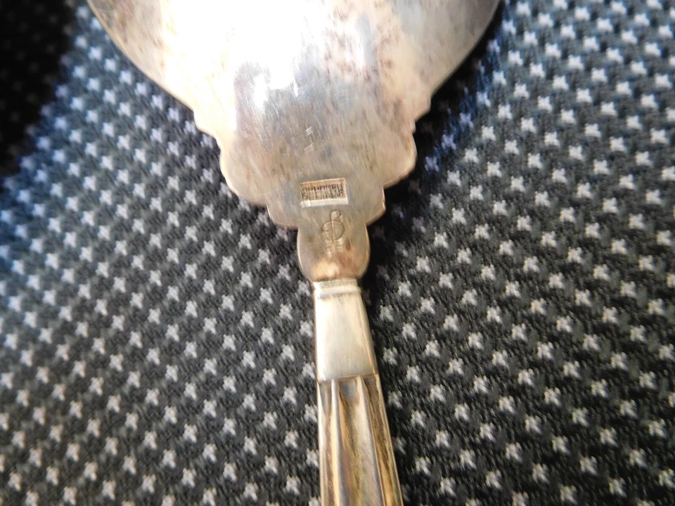 Cuchara y tenedor vintage de plata esterlina Georg Jensen, bellota Foto 4 de 4