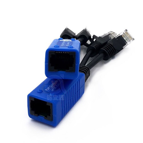 1 Pair RJ45 Splitter Combiner uPOE Cable POE Adapter Passive Power Cable - Picture 6 of 9