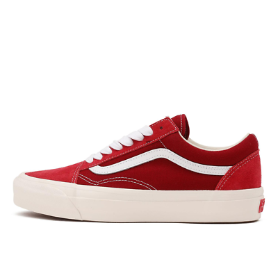 ☆VANS☆ Vans Premium Old School LX Suede Red Red VN000D569I Premium Old Skool Suede Shoe in Red | Vans
