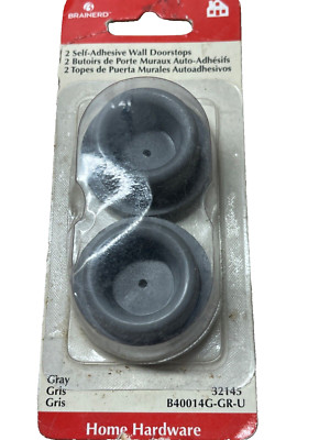 Brainerd Wall Door Stop 2-Pack Gray