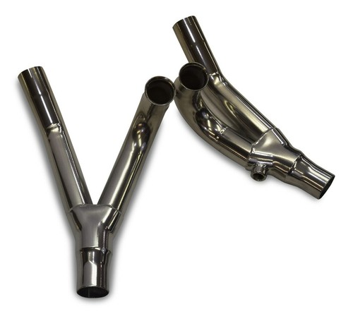 SRP Stealth Gen2 Yamaha VMAX Exhaust 4-2 Mid Pipes Ceramic (09-20 All) - Foto 6 di 8