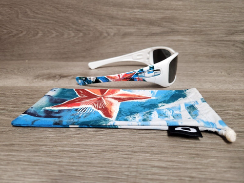 Oakley Hijinx Propaganda bianco/polarizzato nero iridio 24-091 edizione limitata - Foto 3 di 8