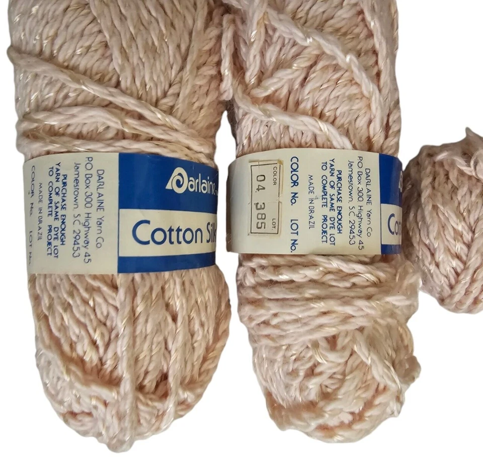 Lote de Bernat GARDEN PARTY Hilo Algodón Acrílico Orquídea Color 04 - Lote 385 -1.75oz Foto 4 de 4