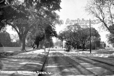 Nuu-70 Tram, Westbury Road, Durdham Down, Bristol 1914. Photo