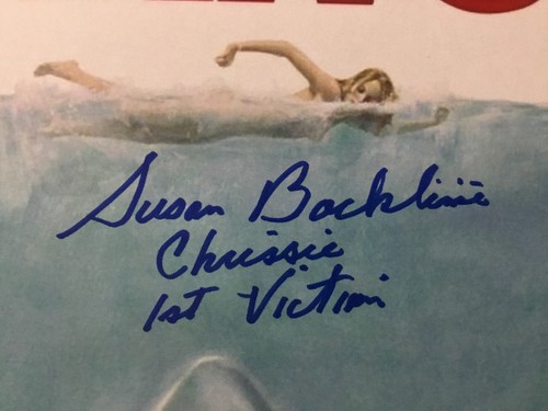 Foto autografiada JAWS Susan Backline L/ED enmarcada personalizada ENVÍO GRATUITO VI - Imagen 4 de 9