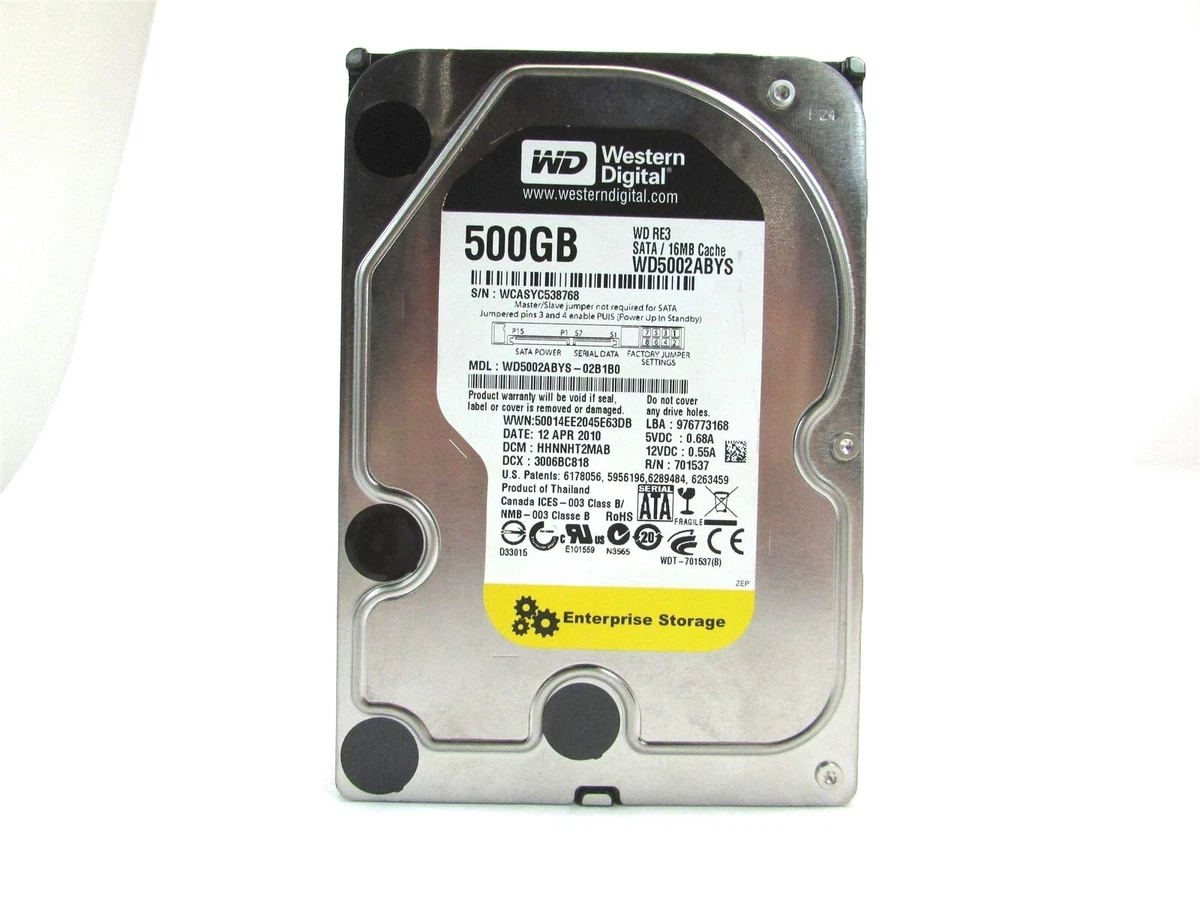 HDD 12To SATA 7.2K Entreprise