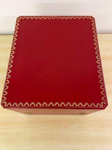 Cofre grande vintage Must de Cartier Paris caja vacía de colección de cubiertos - Imagen 10 de 18