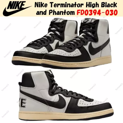 Nike Terminator High Black and Phantom FD0394-030 Men's Size