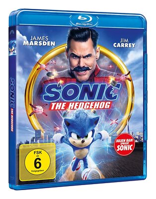 Blu-ray/ Sonic the Hedgehog - Jim Carrey & James Marsden !! NEU&OVP !!
