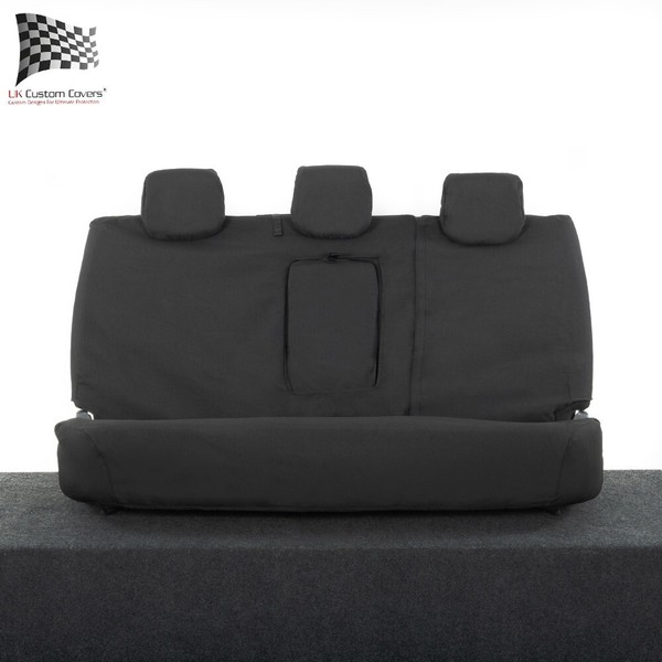 UK Custom Covers Ford Ranger Wildtrak 2006-2012 Heck SitzbezüGe Schwarz 305-image