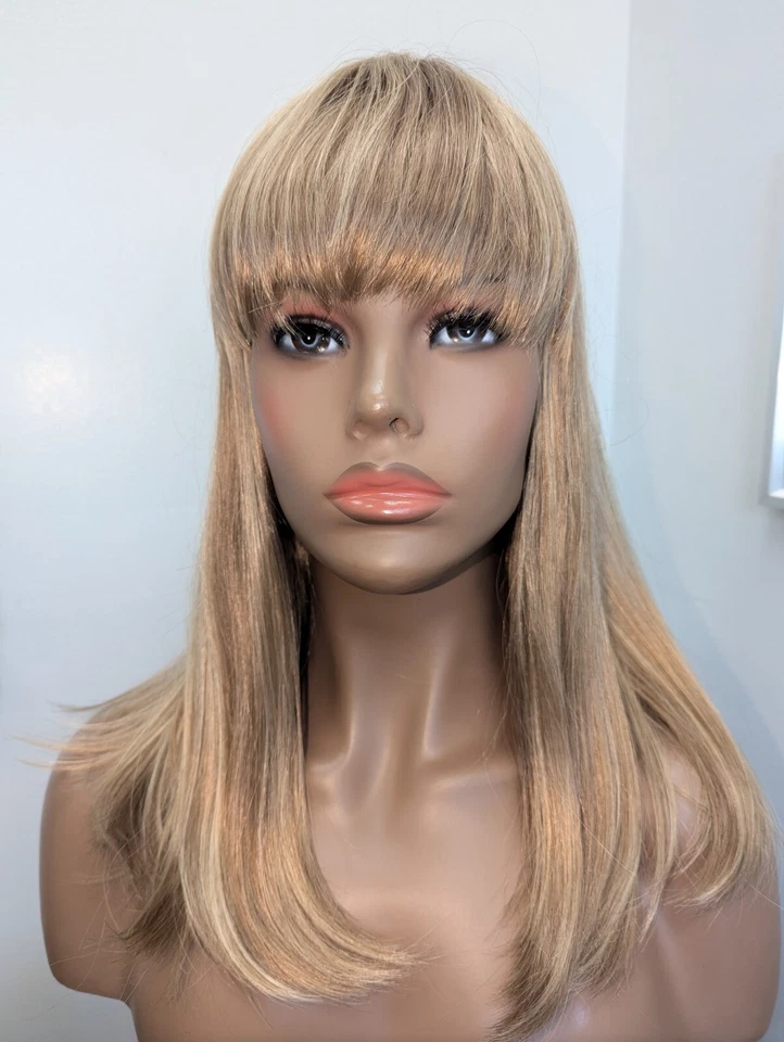Синтетические светлые челки Taylor Long 24/14 Light Golden Blonde Highlights Honey Blonde  - Изображение 2 из 4