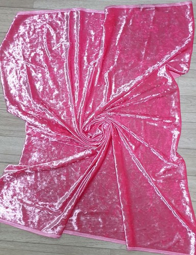 SHINY GLITTER CRUSHED 4-WAY STRETCH PANNE VELVET VELOUR FABRIC DANCE DRESS 60"W - Picture 145 of 205