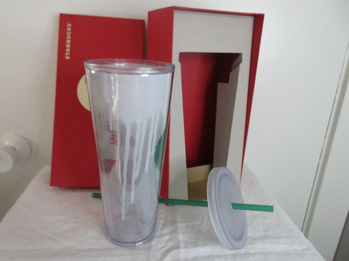 Starbucks 2014 LARGE CUP PAINTBALL PAINT DRIP CUP IN ORGINAL BOX NEW OLD STCOK - Picture 9 of 9