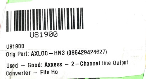 Axxess 2 Channel LOC Line Output Converter, For Honda 2016-Up, AXLOC-HN3 - Picture 5 of 5