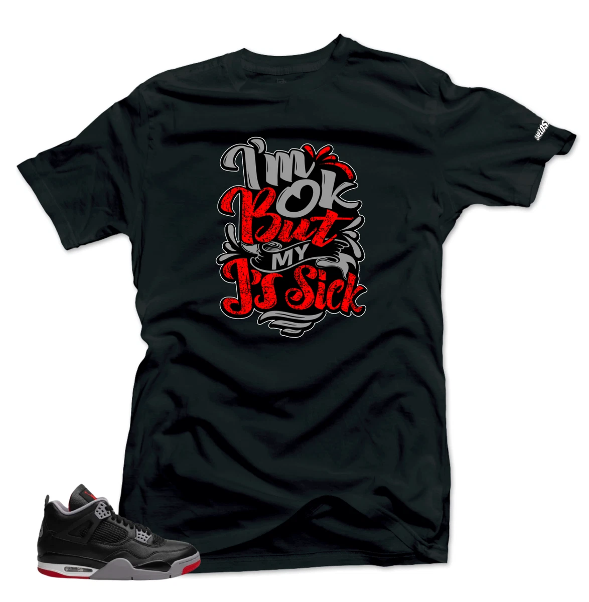 jordan 4 bred shirts