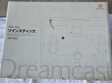 Sega Dreamcast DC Twin Stick HKT-7500 w/Box Video Game Controller Tested from JP