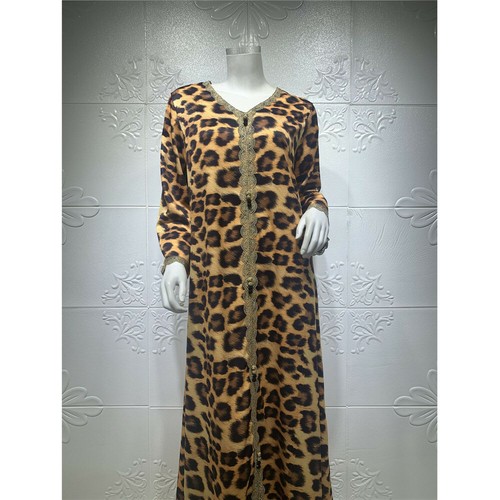 Eid Ramadan Women Muslim Abaya Maxi Dress Islamic Long Gown Party Abayas Morocco - Foto 20 di 50
