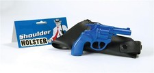 GANGSTER SHOULDER HOLSTER AND GUN FANCY DRESS COSTUME