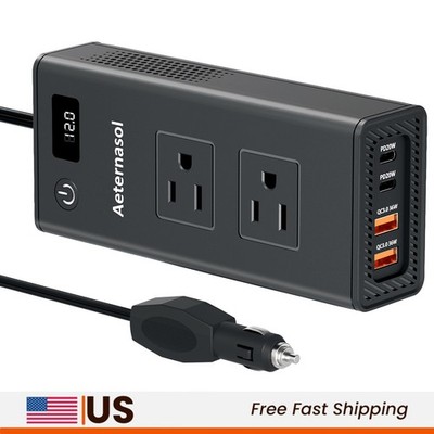 200W Car Power Inverter DC 12V to AC 110V  Converter Adapter Charger Outlet US