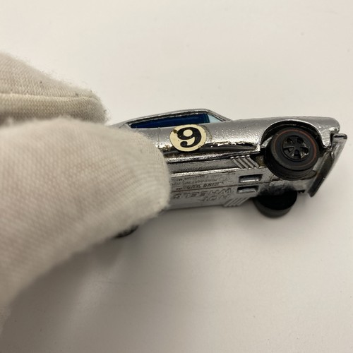 Vintage 1969 Hot Wheels King Kuda Chrome Silver Hong Kong Redline Mattel - Picture 6 of 9