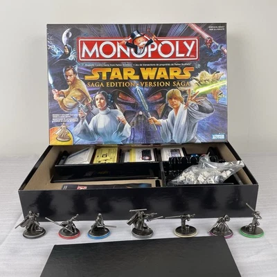 2005 Monopoly: STAR WARS Saga Edition by Parker Brothers - FREE SHIPPING - Photo 1/4