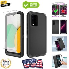 Phone Case for T-Mobile Revvl V 5G with Screen Protector and Cell Cover Hybr...