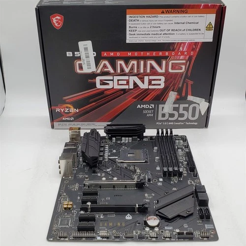MSI B550 Gaming GEN3 Gaming Motherboard (AMD AM4, DDR4, ATX) -NOT WORKING-