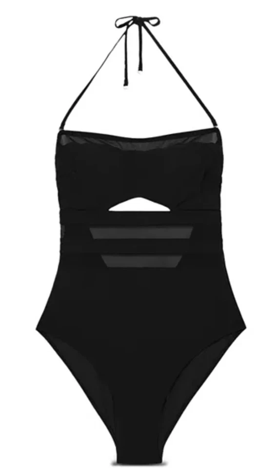 Traje de baño Reiss Luna Underwrite Bandeau de una pieza negro talla UK 10/US 6 NUEVO Foto 4 de 4