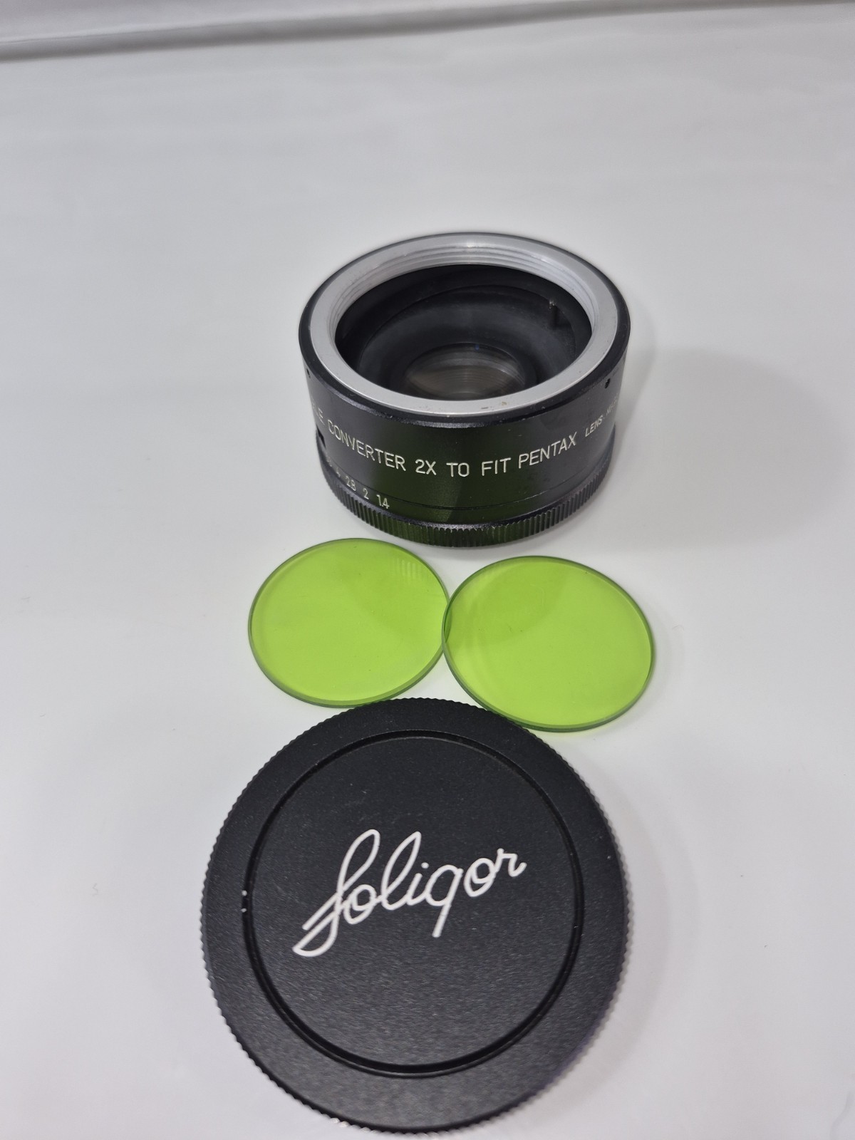 Soligor Auto Tele Converter 2x To Fit Pentax Lens with Case And Covers 35mm