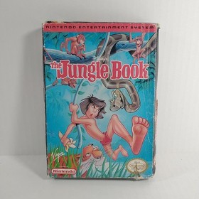 The Jungle Book ( Nintendo NES - 1994 ) In Box With Manual Tested + Blockbuster